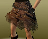 >Brown Steampunk Skirt<