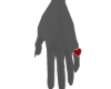 Ring 1 Van Heart Red L
