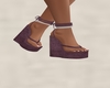 Sandals - Plum