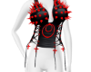 red spiked punk