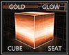 Gold Glow Cube Seat