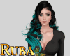 Gaitlenn Teal Ombre