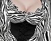 busty zebra corset