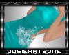 Jos~ Teal Gown