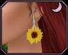 [ang]Sunflower Earrings