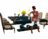 G&G Teal Dinette Set