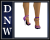 NW Strapped Purple Heels