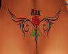 Red Rose Ray Tattoo