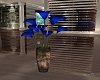 Blue lilly's Wolf vase
