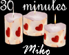 animated candles melting
