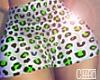 Green Leopard PrintSkirt