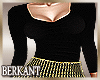 Black chain skirt RL