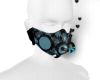blue web smoke mask