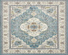 Blue Pattern Area Rug