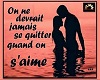 Quand on aime - Esnoult