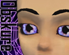 Purple goth eyes