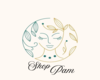 dress gold plumas