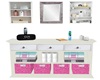 |L| Bathroom CabinetPink