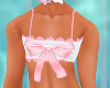Tank top with pink bow