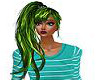 green ponytail