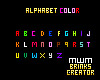 Letters Colors For Icons