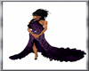(D)purple gown