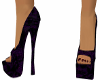 Purple and Black heels