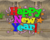 Happy New Year wall hang
