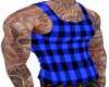 CM! Blue Plaid Tanktop