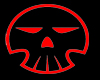 Red Skull Sticker