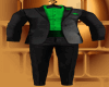 Black & Green Tux