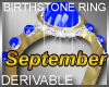 Birthstone Ring Septembe