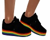 LGBT Rainbow Black kicks