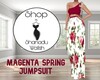 Magenta Spring Jumpsuit