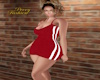 red sporty dress