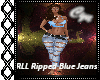 RLL Ripped Blue Jeans