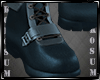 Steel Blue Leath Boots