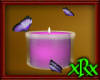 Butterfly Candle Purple