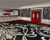 Red and blk room classy