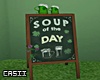 Menu Patrick Day Deco