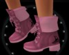 pink jordan boots