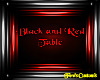 Black and Red Table