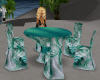 Teal Guest Table