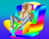 rave rainbow car seat