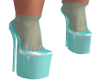 Sexy Teal Platform Heels