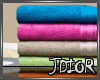 !J Folded Towels Multi