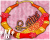*M* im latina earrings