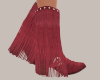 Suede Cowgirl - Red