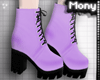 x Heels Purple/B Boots