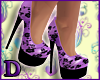 D Purple Summer Shoes